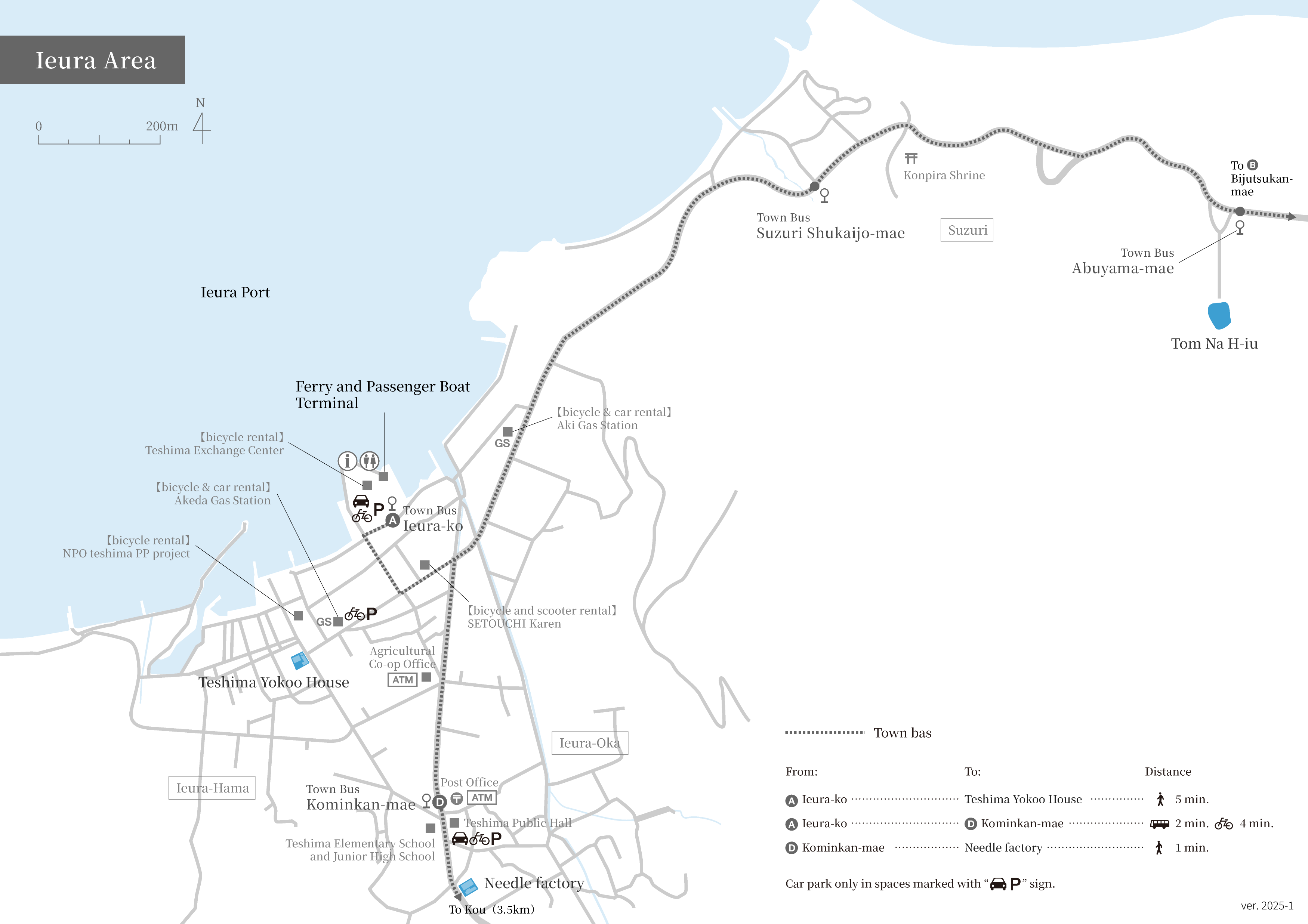 Transport in Teshima Island