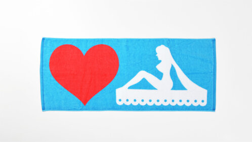 Naoshima Bath Imabari Love-Mi towel 1,500 JPY tax included